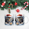 Caneca Porcelana de Natal 8 - Presente Natalino