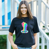 Camiseta Preta Mão da Resistência - ORGULHO - LGBT