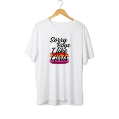 Camiseta Sorry Boys - ORGULHO - LGBT - comprar online