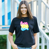 Camiseta Preta Love is Love Pansexual - ORGULHO - LGBT