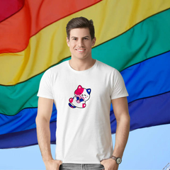 Camiseta Gato Bissexual - ORGULHO - LGBT na internet