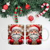 Caneca Porcelana de Natal 5 - Presente Natalino