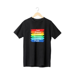 Camiseta Preta Orgulho - LGBT - comprar online