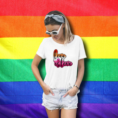 Camiseta Love is Love - LÉSBICA - LGBT