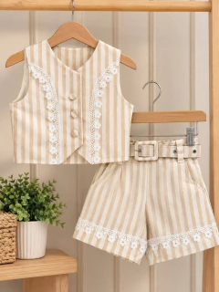 Conjunto Listrado Laura