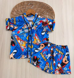 Pijama Americano Sonic