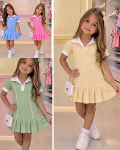 Vestido Canelado Golinha