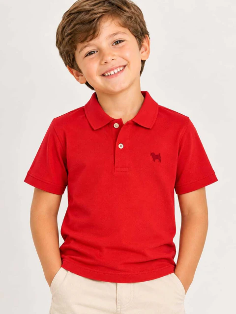 Camisa Polo Charpey em Piquet Infantil