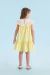 Vestido Mon Sucré Gola Flores e Borboletas Amarelo Verão Infantil na internet
