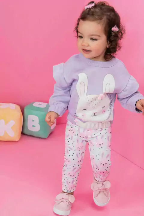 BLUSÃO BUNNY EM MOLETON KUKIE