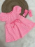 VESTIDO INFANTIL ROSA VICHY GROW UP - comprar online