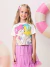 Blusa Momi Pequena Sereia e Linguado Infantil Feminino de Verão Disney na internet