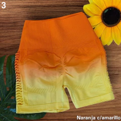 Calza Aurora Seamless Bicolor c/pushUP - Aurelia Mayorista