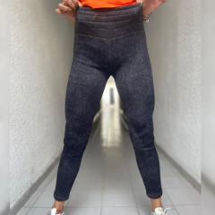 Calza Simil Jean c/piel - Aurelia Mayorista