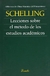 Lecciones sobre el Metodo de los Estudios Academicos