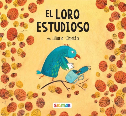 Calabaza El Loro Estudioso