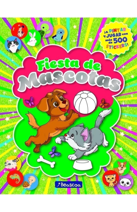 FIESTA DE MASCOTAS +500 STICKERS