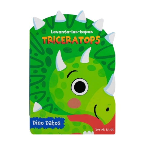 LEVANTA LAS TAPAS - TRICERATOPS - DINO DATOS