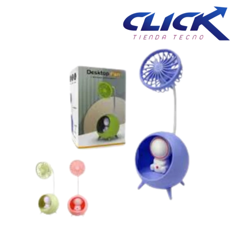 LAMPARA VELADOR LED CON VENTILADOR DESKTOP FAN - comprar online