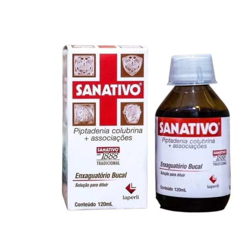 Sanativo Antisséptico e Enxaguatório Bucal 120ml
