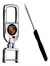Chaveiro Porsche A para Modelos 911 918 992 Taycan Carrera A