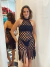 Vestido Gola Macrame