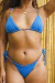 Conjunto Cortininha + Tira de Amarrar Azul Solaris en internet
