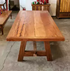 Mesa de Jantar Pés Cavalete em Demolição 12 Pessoas na internet