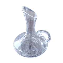 Jarro Decanter em Vidro Transparente para Vinho com Alça