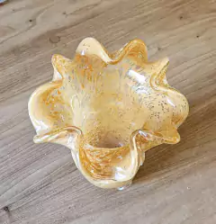 Vaso de Vidro M Tipo Murano Damasco Aberto Alto - Marcenaria Tiradentes - Móveis e Decoração Artesanais de alto padrão
