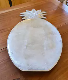 Centro De Mesa Com Formato De Abacaxi Em Alumínio Fundido na internet