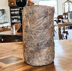 Pilão Base Antigo de Fazenda Pequeno P Encerado - Marcenaria Tiradentes - Móveis e Decoração Artesanais de alto padrão