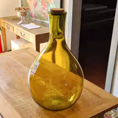 Garrafão Bojudo Guarda Rolhas Âmbar GGG Decorativo 50L na internet