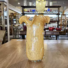 Vaso de Vidro M Tipo Murano Damasco Aberto Alto na internet