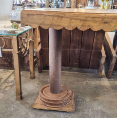 Mesa de Jantar com Borda Recortada e 2 Pés Base Quadrada 1,50X0,70 - loja online