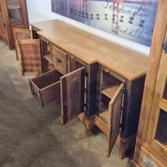 Buffet A com 2 Gavetas, 4 Portas e Tampo Claro 1,80mx0,50m - comprar online
