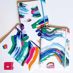 Caderno 27x19cm capa flexível | Coleção Bahia - comprar online