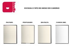 Caderno 19x14cm Capa Dura | Hervas - loja online