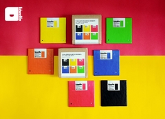 Porta-Copo Magnético Disquetes | Kit com 6 peças 8x8cm - comprar online