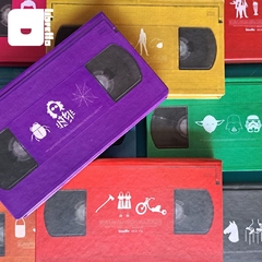 Caderno Fita VHS | Capa dura 18x10cm