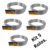 Kit 5 Arame Galv.liso 1kg Bwg14 Fio 2,11mm E 36,8 Mt Aprox. - Vonder