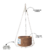 Kit Completo de Suporte de parede + Suporte Margarida + Vaso de Xaxim n3. - Capim branco agronegócios