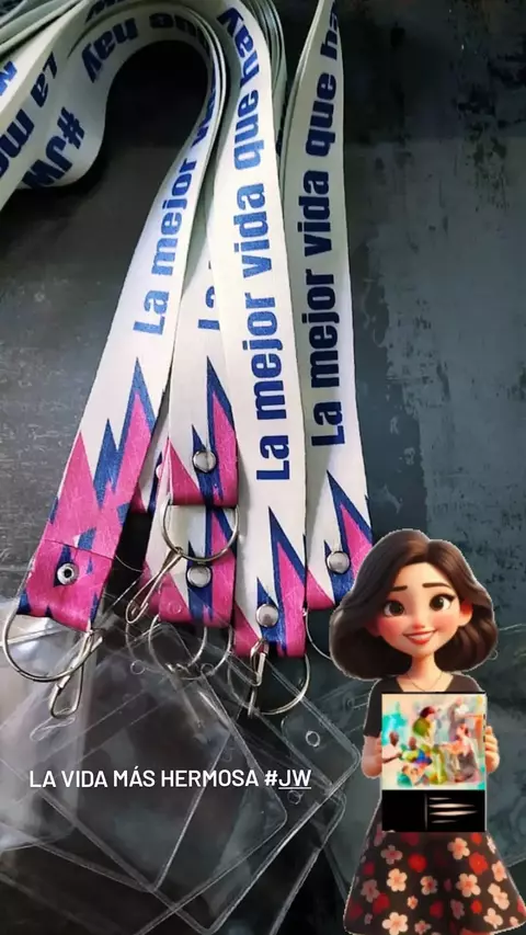 cinta porta credenciales