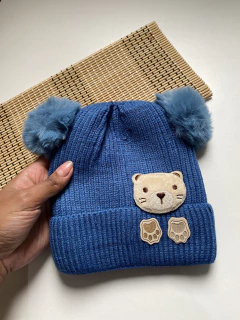 Imagem do Touca Pompom Forrada Ursinho