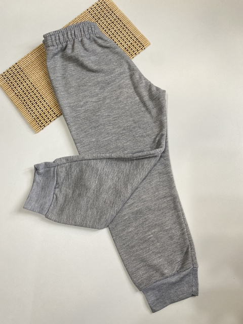 CALÇA MOLETOM DIA-DIA CINZA MESCLA - 2 3 4 6 8 12 E 14 - comprar online