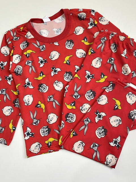 PIJAMA MICROFIBRA TAZ - LONGO - comprar online