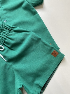 Conjunto Linho Verde Bandeira na internet