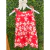 Vestido infantil com estampa floral - Doce Mel Kids