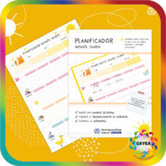 PLANIFICADOR DIARIO - NEUROAPRENDIZAJE INFANTIL