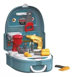 MOCHILA CON ACCESORIOS DE HERRAMIENTAS DE TRABAJO X18 PIEZAS - EXPLORER FAN - GAYKA ~ Un Universo de Juegos